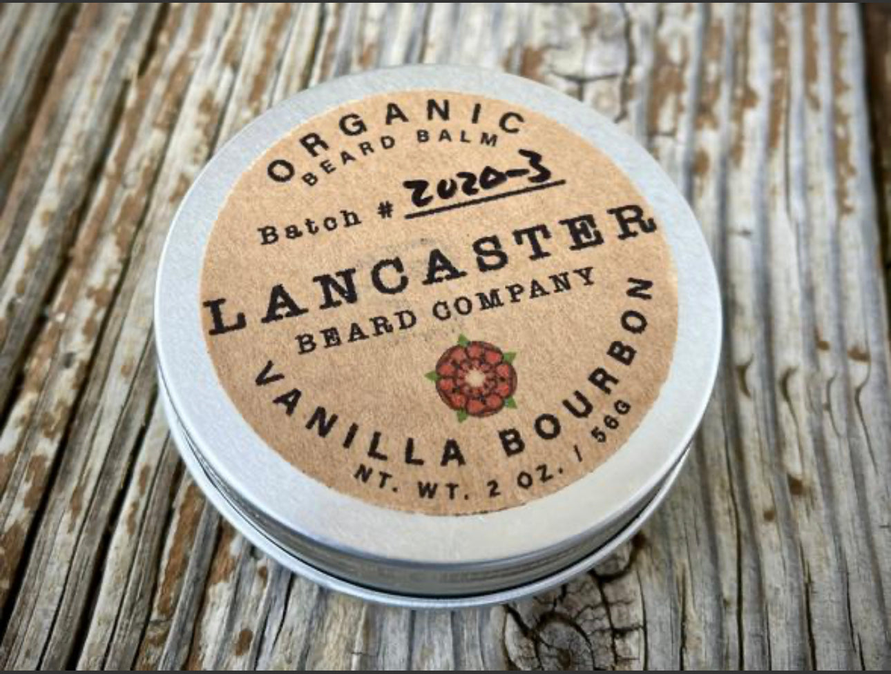 Vanilla Bourbon Organic Beard Balm